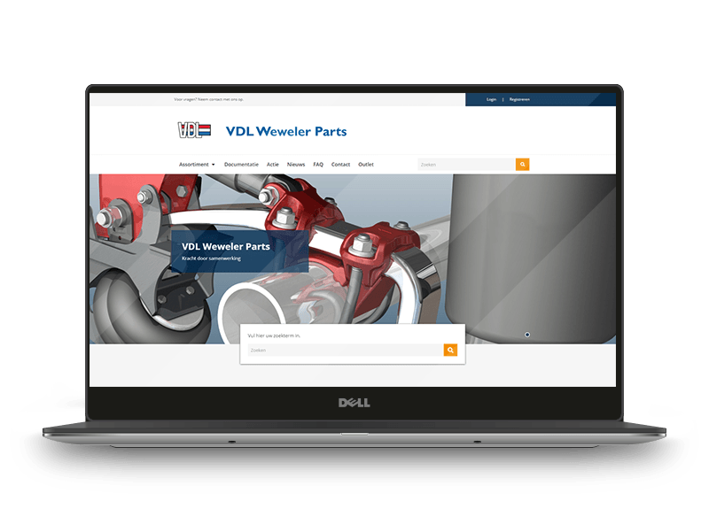 VDL Weweler B2B Webshop Referentie
